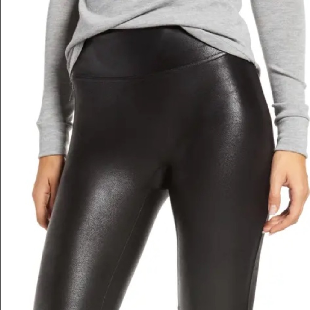 Spanx Faux Leather Leggings